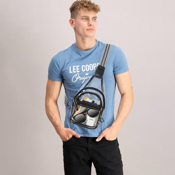 Clear Sling Bag - Stadium Approved Purse Backpack Crossbody Fanny Pack for Women - Picture 9 of 9